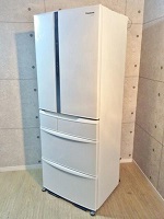 出張買取　パナソニック冷蔵庫　NR-FTF45A-W