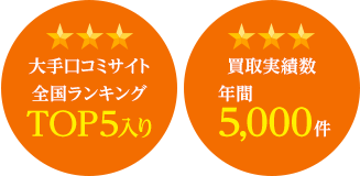 全国ランキングトップ5