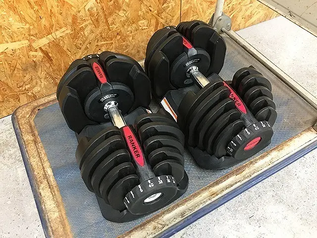 RANKER 可変式ダンベル アジャスタブル 40kg×2