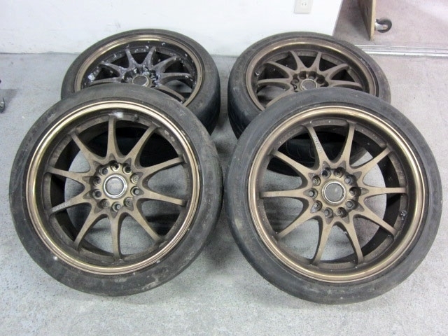 横浜市にて RAYS CE28N VOLK RACING 17×7.5JJ アルミホイール4本セット を出張買取致しました。