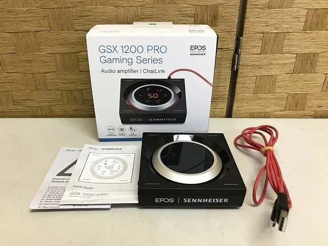 日野市にて EPOS×ゼンハイザー ゲーミングオーディオアンプ GSX 1200 PRO を出張買取しました
