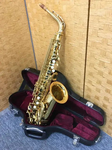 東京都 江戸川区にて アルトサックス ヤマハ YAS-475 青サビ1ヶ所有 を出張買取しました