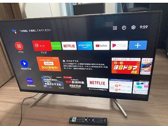 板橋区にて液晶テレビ ソニー KJ-43X8500F 2018年製 を出張買取しました