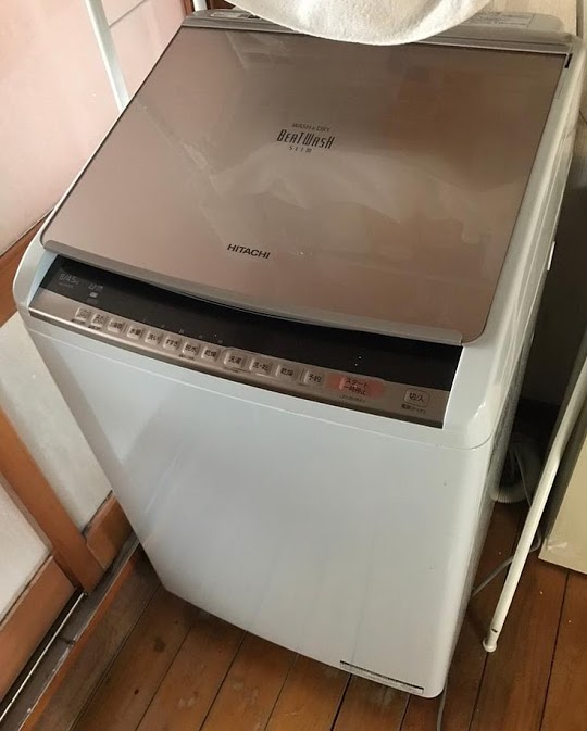 小平市にて 洗濯機 日立 BW-DV80C 2018年製 を出張買取致しました
