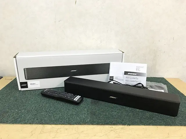 横浜市 旭区にて BOSE TVサウンドシステム サウンドバー スピーカー Solo5 を出張買取しました