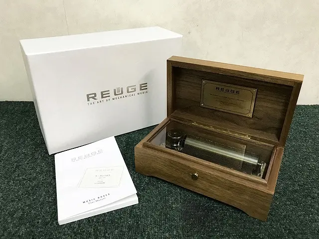 横浜市 青葉区にて REUGE/リュージュ オルゴール リスト「ラ・カンパネラ」(3パート)  を出張買取しました