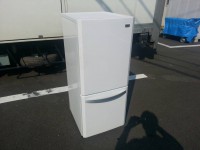 日野市にて２ドア冷蔵庫【JR-NF140E】を出張買取いたしました。