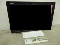 立川市にてシャープ製液晶TVAQUOS [LC-19K5]2011年製を買取りました