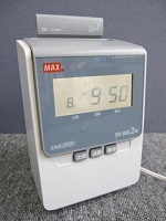 東京都世田谷区でマックス製タイムレコーダー[ER-80S2W]を出張買取