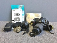 東京都世田谷区でニコン製デジタル一眼レフカメラ[D50]を買取ました。