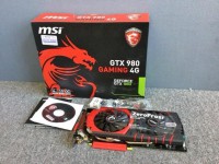 八王子市にてMSIのグラフィックボード【GeForce GTX 980 GAMING 4G】を出張買取いたしました。