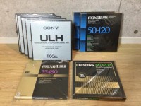 小平市にて未開封 SONY maxell オープンリールテープ 9本セットを買取りました。
