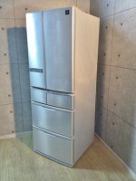相模原市にて6ドア冷凍冷蔵庫[SJ-XF47W-N]出張買取いたしました。