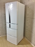 西東京市にて三菱製6ドア冷蔵庫[MR-R47Y-W]14年製を買取りました。