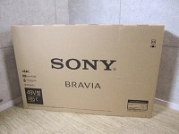 大和店頭買取　ソニー　未開封テレビ　KJ-49X8500C