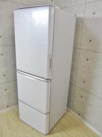 DJS2660シャープ 350L 3ドア冷凍冷蔵庫 SJ-PW35A-C 15年製