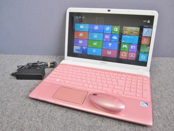 府中市にて SONY製 VAIO [SVE151J13N] Windows8 Celeron 1000M 1.80GHz 2GB を買取ました。