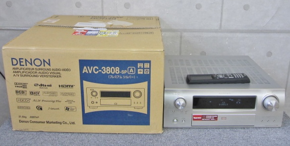 八王子市にてDENON製アンプAVC-3808を買取いたしました