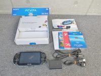 新宿区にてSONY PS VITA 本体 PCH-1100 ブラック 8GBメモリーカード付 を買取いたしました。