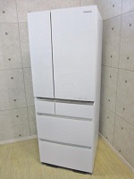 大和出張　パナソニック　冷蔵庫　NR-F568XG-W　フルフラットガラスドア　2013年製