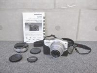 新宿区にてPanasonic LUMIX デジタル一眼レフカメラ　DMC-GF3 ホワイト G VARIO 12-32mm f3.5-5.6を買取いたしました。
