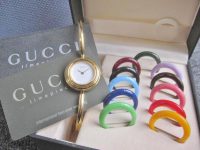 多摩市にてGUCCI グッチ チェンジベゼル 着せ替え レディース腕時計 