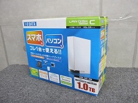 日野市にて I・O DATA LAN接続ハードディスク HDL-CE1.0B 1TB を出張買取致しました