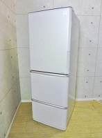 相模原市にて シャープ SHARP 350L 3ドア冷凍冷蔵庫 SJ-PW35A 2015年製 を出張買取致しました