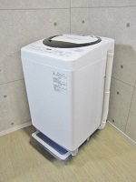 日野市にて 東芝 マジックドラム 6kg 全自動洗濯機 AW-6D3M 2016年製【美品】を出張買取致しました