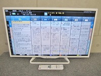 八王子市にて SHARP AQUOS 32型液晶テレビ LC-32W25 2016年製 を出張買取致しました