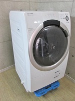 調布市にて SHARP 7kg ドラム式洗濯乾燥機 ES-S70-WL 2014年製 を出張買取致しました
