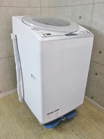 府中市にて SHARP 8kg 洗濯乾燥機 ES-TX830-S 2014年製 を出張買取致しました