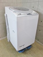 府中市にて SHARP 8kg 洗濯乾燥機 ES-TX830-S 2014年製 を出張買取致しました