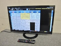 東大和市にて SHARP AQUOS 24型液晶テレビ LC-24K30 2015年製 を出張買取致しました