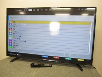 武蔵野市にて ハイセンス 43型 ハイビジョンLED液晶テレビ HJ43K3121 2017年製 を出張買取致しました