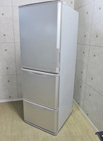 横浜市鶴見区にて シャープ 350L 3ドア冷蔵庫 SJ-WA35X-S 2012年製 どっちもドア を出張買取致しました