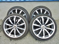 大和市にて BYRON アルミ4本セット 19×8J+45 5穴 PCD114.3 を店頭買取致しました