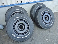 大和市にて OZ ラリーレーシング アルミ 16×7JJ+30 6H PCD139.7 BFGoodrich All-Terrain T/A 225/75R16 を店頭買取致しました