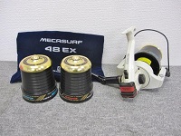 小平市にて オリムピック MECASURF 48EX スピニングリール スプール付き を店頭買取致しました