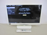 川崎市高津区にてシャープ 液晶テレビ LC-24K9を買取ました