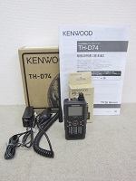 KENWOOD TH-D74 144430MHz帯 デュアルバンダー ハンディトランシーバー