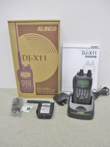 渋谷区にて アルインコ 無線機 DJ-X11 を買取ました | リサイクル