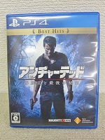 川崎市にて PS4ソフト アンチャーテッド を買取ました