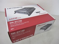 カロッツェリア GM-D7100 600W×1ch モノラル