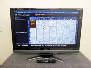 シャープ AQUOS BDレコーダー内臓 37V型 液晶テレビ LC-37DX1 リモコン付き