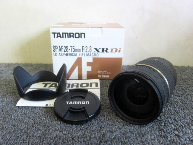 相模原市にてTAMRON カメラレンズ AF28-75mm F2.8 未使用品を出張買取しました