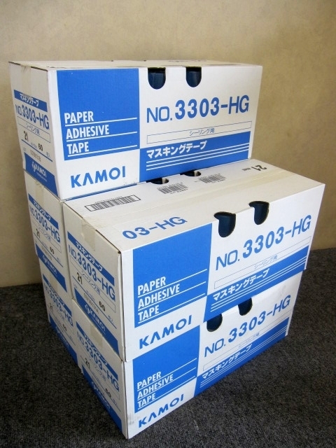 大和市にてKAMOI マスキングテープ KAMOI NO3303-HG 5箱 未開封品を店頭買取しました