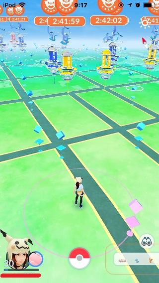 【イベント発生チュウ】ポケモンGO フリーザー ゼニガメ祭り