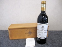 目黒区にて シャトーピション ロングヴィル 1996 を買取ました