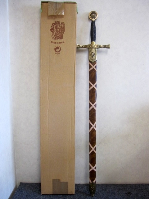 小平市にて KING ARTHUR キングアーサー エクスカリバー 西洋剣 模造刀 スペイン製 を買取ました
